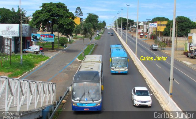 Metrobus 1036 na cidade de Goiânia, Goiás, Brasil, por Carlos Júnior. ID da foto: 4715432.