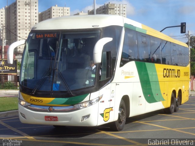 Empresa Gontijo de Transportes 19055 na cidade de Contagem, Minas Gerais, Brasil, por Gabriel Oliveira. Número da foto: #4717611.