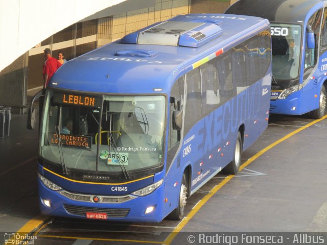 Premium Auto Ônibus C41845 na cidade de Rio de Janeiro, Rio de Janeiro, Brasil, por Rodrigo Fonseca. ID da foto: 4717638.