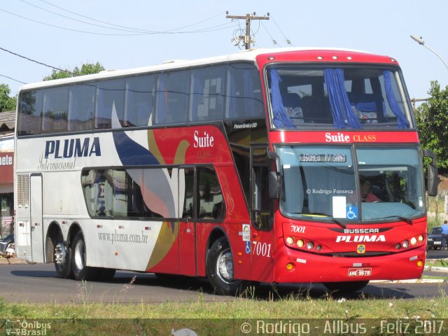 Pluma Conforto e Turismo 7001 na cidade de Foz do Iguaçu, Paraná, Brasil, por Rodrigo Fonseca. Número da foto: #4717697.