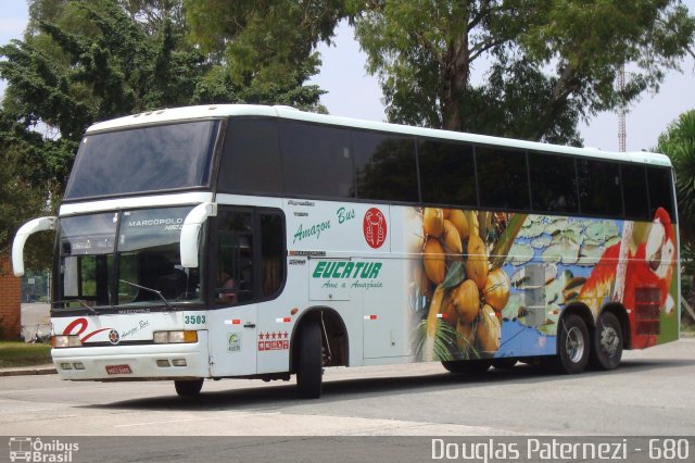 Eucatur - Empresa União Cascavel de Transportes e Turismo 3503 na cidade de Curitiba, Paraná, Brasil, por Douglas Paternezi. Número da foto: #4650961.