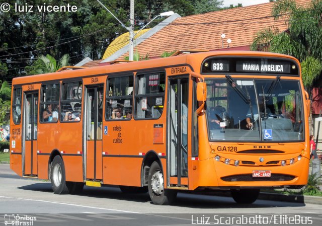 Viação Cidade Sorriso GA128 na cidade de Curitiba, Paraná, Brasil, por Luiz Scarabotto . ID da foto: 4650498.