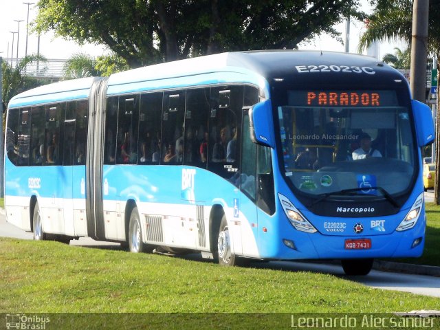 Translitoral Transportes E22023C na cidade de Rio de Janeiro, Rio de Janeiro, Brasil, por Leonardo Alecsander. Número da foto: #4650330.