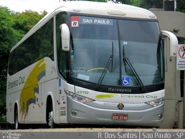 Empresa Cruz 49112 na cidade de São Paulo, São Paulo, Brasil, por Rafael Santos. ID da foto: 4651614.