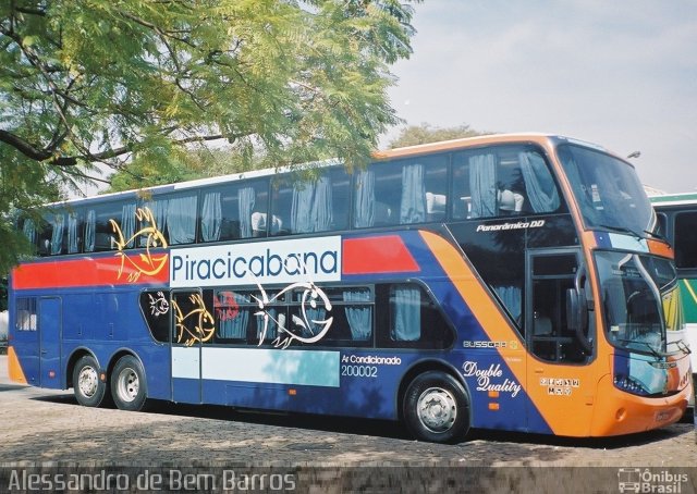Viação Piracicabana 200002 na cidade de São Paulo, São Paulo, Brasil, por Alessandro de Bem Barros. Número da foto: #4650953.