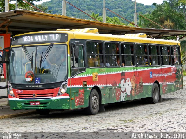 Gidion Transporte e Turismo 11319 na cidade de Joinville, Santa Catarina, Brasil, por Andrews  Fuscolin. Número da foto: #4722058.