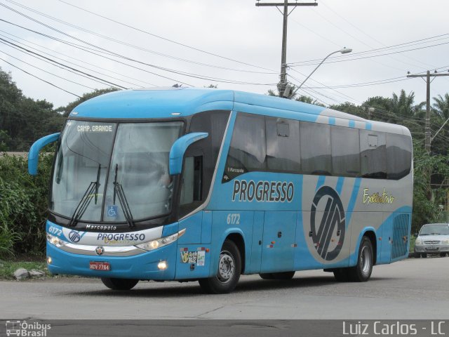 Auto Viação Progresso 6172 na cidade de Recife, Pernambuco, Brasil, por Luiz Carlos de Santana. ID da foto: 4721360.