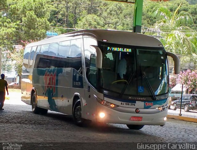 Auto Viação 1001 RJ 108.296 na cidade de Nova Friburgo, Rio de Janeiro, Brasil, por Giuseppe Carvalho. ID da foto: 4721607.