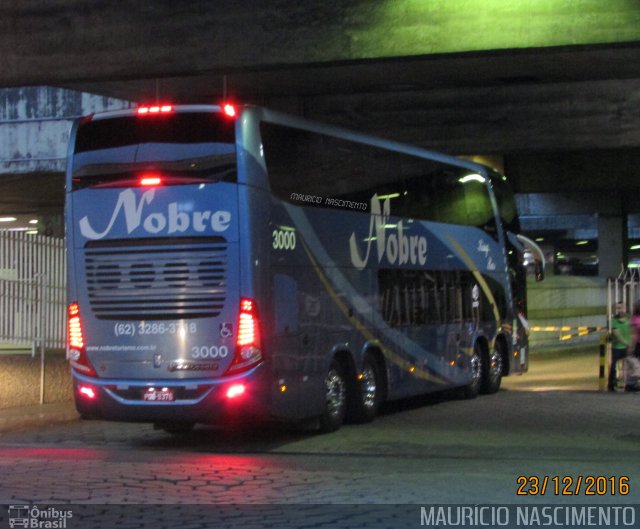 Nobre Transporte Turismo 3000 na cidade de Belo Horizonte, Minas Gerais, Brasil, por Maurício Nascimento. ID da foto: 4719997.