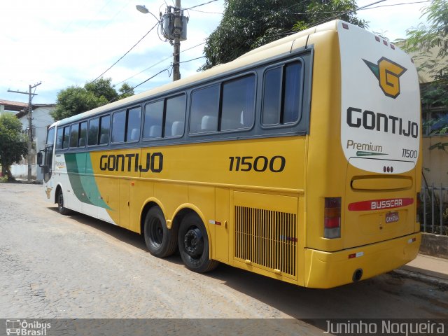 Empresa Gontijo de Transportes 11500 na cidade de Araçuaí, Minas Gerais, Brasil, por Juninho Nogueira. ID da foto: 4721791.