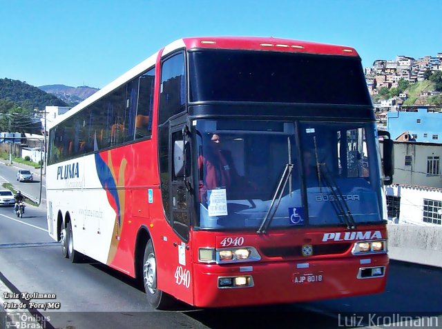 Pluma Conforto e Turismo 4940 na cidade de Juiz de Fora, Minas Gerais, Brasil, por Luiz Krolman. Número da foto: #4719420.