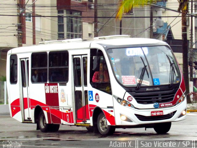 Transporte Alternativo de São Vicente 192 na cidade de São Vicente, São Paulo, Brasil, por Adam Xavier Rodrigues Lima. Número da foto: #4720647.