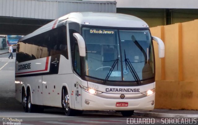 Auto Viação Catarinense 3113 na cidade de Sorocaba, São Paulo, Brasil, por EDUARDO - SOROCABUS. ID da foto: 4720806.