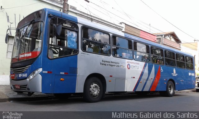 Expresso Metrópolis Transportes e Viagens MP-1440 na cidade de Campinas, São Paulo, Brasil, por Matheus Gabriel dos Santos. ID da foto: 4721716.