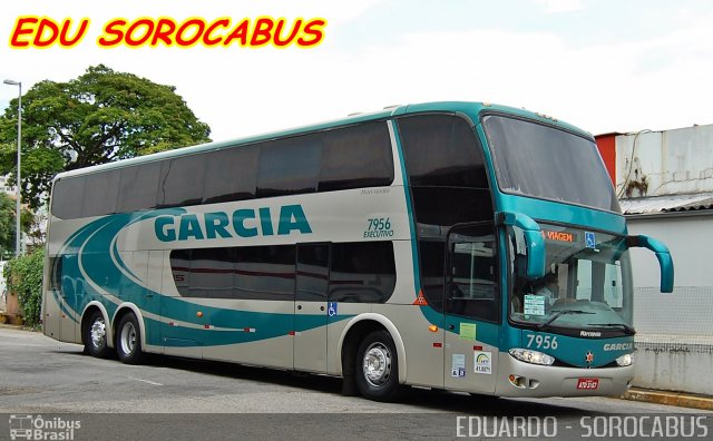 Viação Garcia 7956 na cidade de Sorocaba, São Paulo, Brasil, por EDUARDO - SOROCABUS. ID da foto: 4721438.