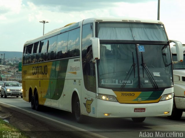 Empresa Gontijo de Transportes 11980 na cidade de Belo Horizonte, Minas Gerais, Brasil, por Adão Raimundo Marcelino. ID da foto: 4724425.