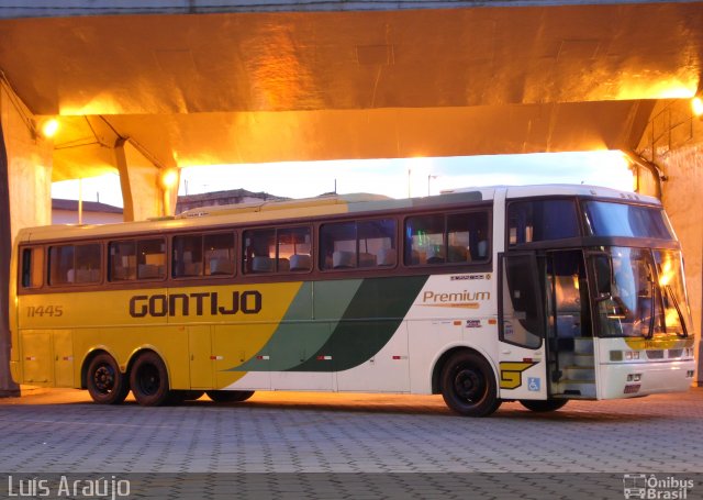 Empresa Gontijo de Transportes 11445 na cidade de Belo Horizonte, Minas Gerais, Brasil, por Luís Carlos Santinne Araújo. ID da foto: 4723668.