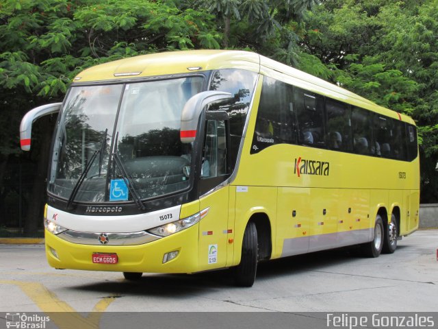 Kaissara - Viação Caiçara 15073 na cidade de São Paulo, São Paulo, Brasil, por Felipe Gonzales. Número da foto: #4724428.