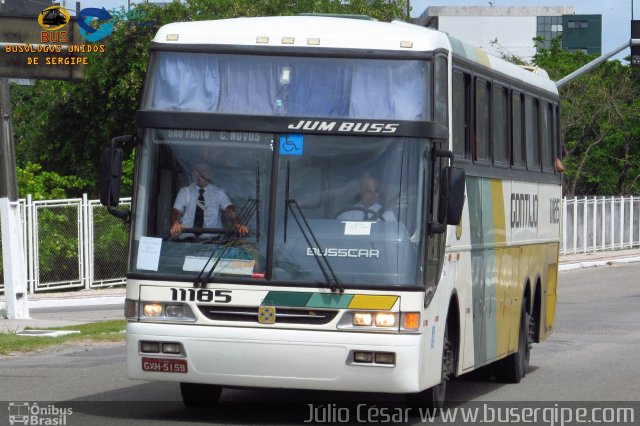 Empresa Gontijo de Transportes 11185 na cidade de Aracaju, Sergipe, Brasil, por Julio Cesar  Barbosa Martins. ID da foto: 4724504.