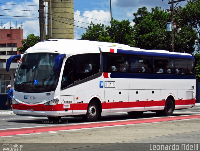 Breda Transportes e Serviços 1708 na cidade de São Paulo, São Paulo, Brasil, por Leonardo Fidelli. Número da foto: #4724209.