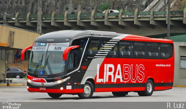 Lirabus 12081 na cidade de Santos, São Paulo, Brasil, por Ricardo Luiz. Número da foto: #4722462.