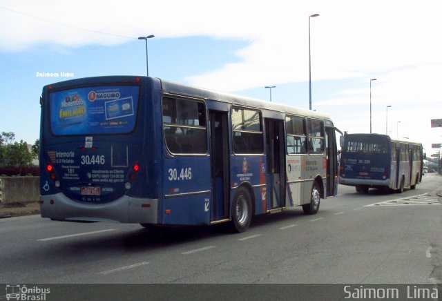 Empresa de Ônibus Vila Galvão 30.446 na cidade de São Paulo, São Paulo, Brasil, por Saimom  Lima. ID da foto: 4723479.