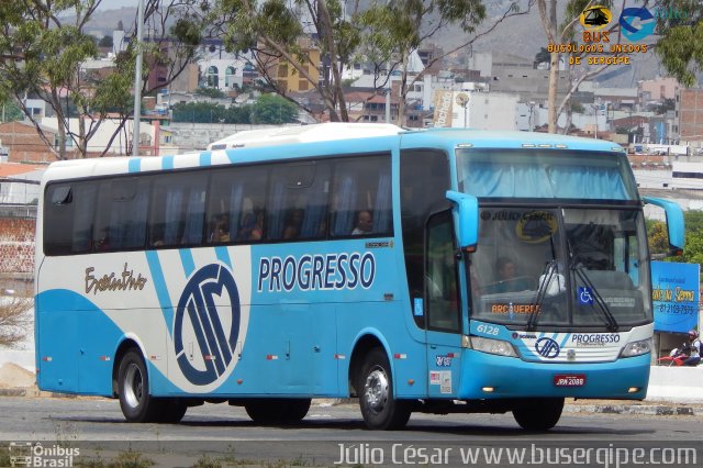 Auto Viação Progresso 6128 na cidade de Caruaru, Pernambuco, Brasil, por Julio Cesar  Barbosa Martins. Número da foto: #4724509.