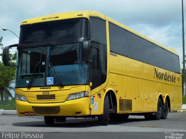 Viação Nordeste 9020 na cidade de Campina Grande, Paraíba, Brasil, por Felipe Pessoa de Albuquerque. Número da foto: #4724039.
