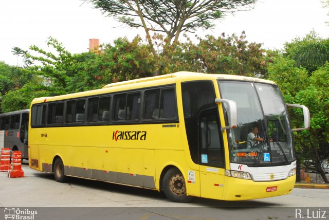 Kaissara - Viação Caiçara 15953 na cidade de São Paulo, São Paulo, Brasil, por Ricardo Luiz. ID da foto: 4653437.