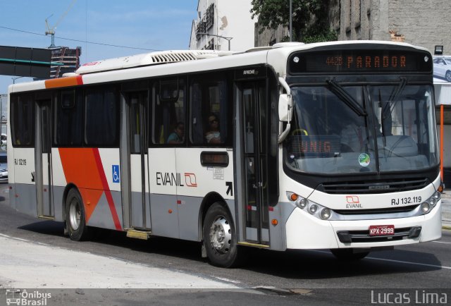 Evanil Transportes e Turismo RJ 132.119 na cidade de Rio de Janeiro, Rio de Janeiro, Brasil, por Lucas Lima. Número da foto: #4653484.