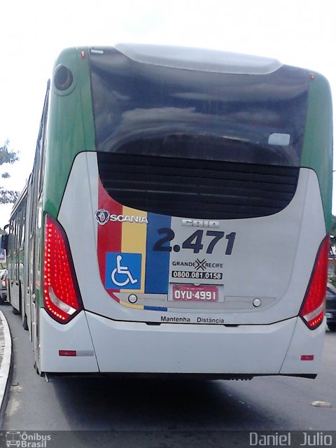 Mobibrasil São Lourenço >>> Mobi-PE 2.471 na cidade de Recife, Pernambuco, Brasil, por Daniel  Julio. Número da foto: #4653507.