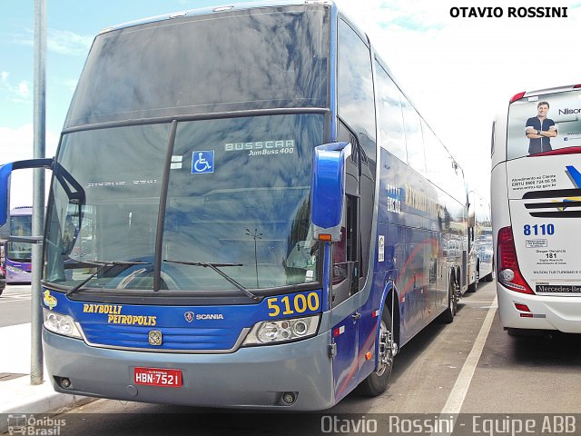 Raybollt Turismo 5100 na cidade de Aparecida, São Paulo, Brasil, por Otavio Rossini. ID da foto: 4653417.