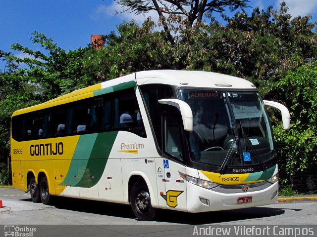 Empresa Gontijo de Transportes 18865 na cidade de São Paulo, São Paulo, Brasil, por Andrew Campos. ID da foto: 4653976.