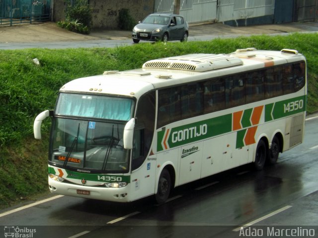 Empresa Gontijo de Transportes 14350 na cidade de Belo Horizonte, Minas Gerais, Brasil, por Adão Raimundo Marcelino. Número da foto: #4654217.