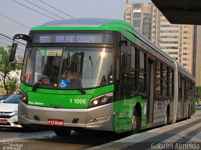 Viação Santa Brígida 1 1006 na cidade de São Paulo, São Paulo, Brasil, por Gabriel Almeida. Número da foto: #4654124.