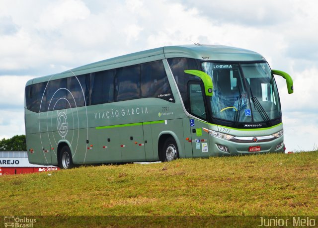 Viação Garcia 7797 na cidade de Birigui, São Paulo, Brasil, por José Melo. ID da foto: 4652830.