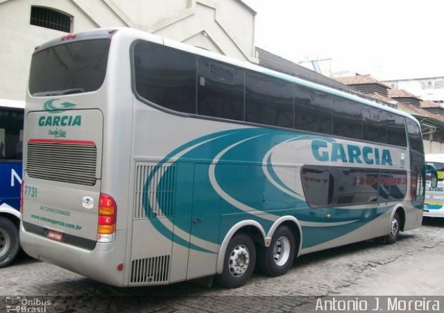 Viação Garcia 7731 na cidade de Rio de Janeiro, Rio de Janeiro, Brasil, por Antonio J. Moreira. Número da foto: #4652679.