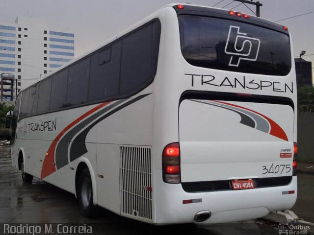 Transpen Transporte Coletivo e Encomendas 34075 na cidade de São Paulo, São Paulo, Brasil, por Jonathan  Aguiar Correa. Número da foto: #4657833.