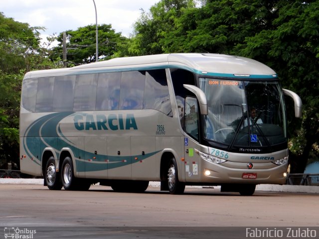 Viação Garcia 7856 na cidade de Maringá, Paraná, Brasil, por Fabricio do Nascimento Zulato. ID da foto: 4657178.