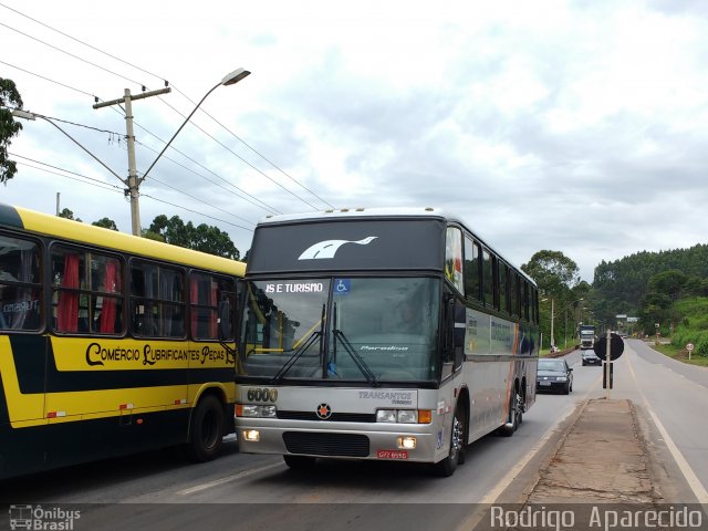 Transantos Turismo 6000 na cidade de Conselheiro Lafaiete, Minas Gerais, Brasil, por Rodrigo  Aparecido. Número da foto: #4655149.