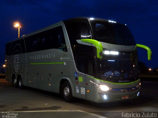 Viação Garcia 7907 na cidade de Londrina, Paraná, Brasil, por Fabricio do Nascimento Zulato. Número da foto: #4657189.
