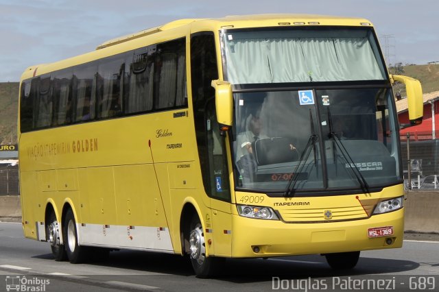 Viação Itapemirim 49009 na cidade de Aparecida, São Paulo, Brasil, por Douglas Paternezi. Número da foto: #4655552.