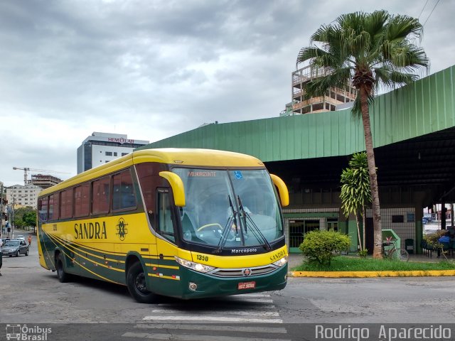 Viação Sandra 1350 na cidade de Conselheiro Lafaiete, Minas Gerais, Brasil, por Rodrigo  Aparecido. Número da foto: #4655143.