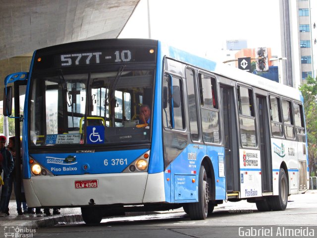 Viação Paratodos > São Jorge > Metropolitana São Paulo > Mobibrasil 6 3761 na cidade de São Paulo, São Paulo, Brasil, por Gabriel Almeida. Número da foto: #4657275.