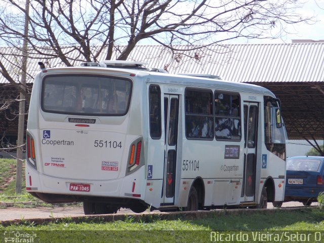 Coopertran 551104 na cidade de Ceilândia, Distrito Federal, Brasil, por Ricardo Vieira. ID da foto: 4655144.