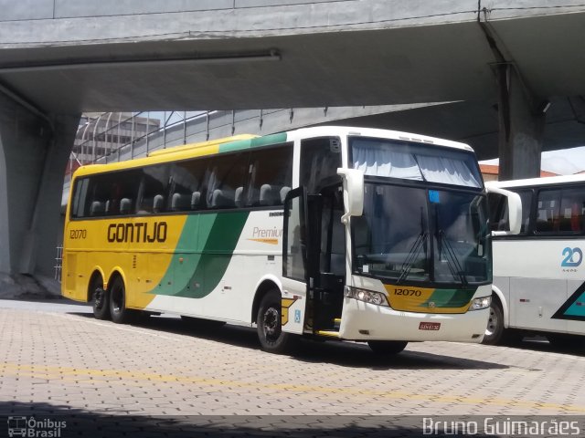 Empresa Gontijo de Transportes 12070 na cidade de Belo Horizonte, Minas Gerais, Brasil, por Bruno Guimarães. ID da foto: 4655488.