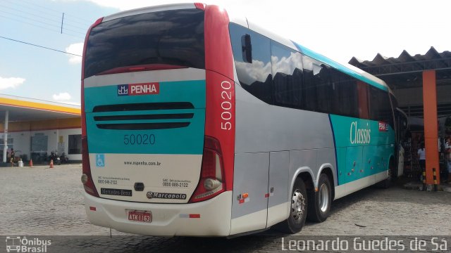 Empresa de Ônibus Nossa Senhora da Penha 50020 na cidade de Salgueiro, Pernambuco, Brasil, por Leonardo Guedes de Sá. Número da foto: #4655506.