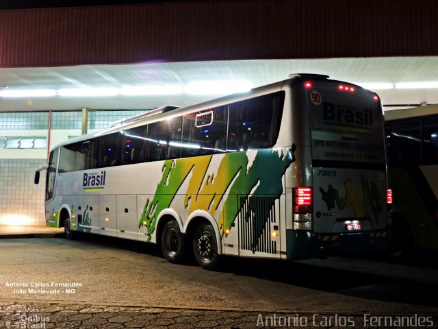 Trans Brasil > TCB - Transporte Coletivo Brasil 7029 na cidade de João Monlevade, Minas Gerais, Brasil, por Antonio Carlos Fernandes. ID da foto: 4655540.