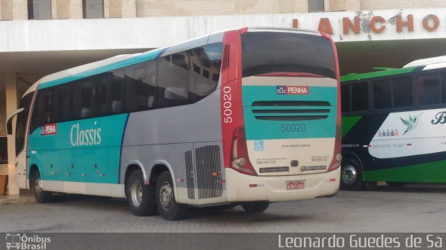Empresa de Ônibus Nossa Senhora da Penha 50020 na cidade de Governador Valadares, Minas Gerais, Brasil, por Leonardo Guedes de Sá. Número da foto: #4655514.