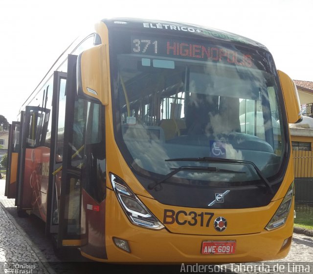 Transporte Coletivo Glória BC317 na cidade de Curitiba, Paraná, Brasil, por Anderson Taborda de Lima. Número da foto: #4659481.